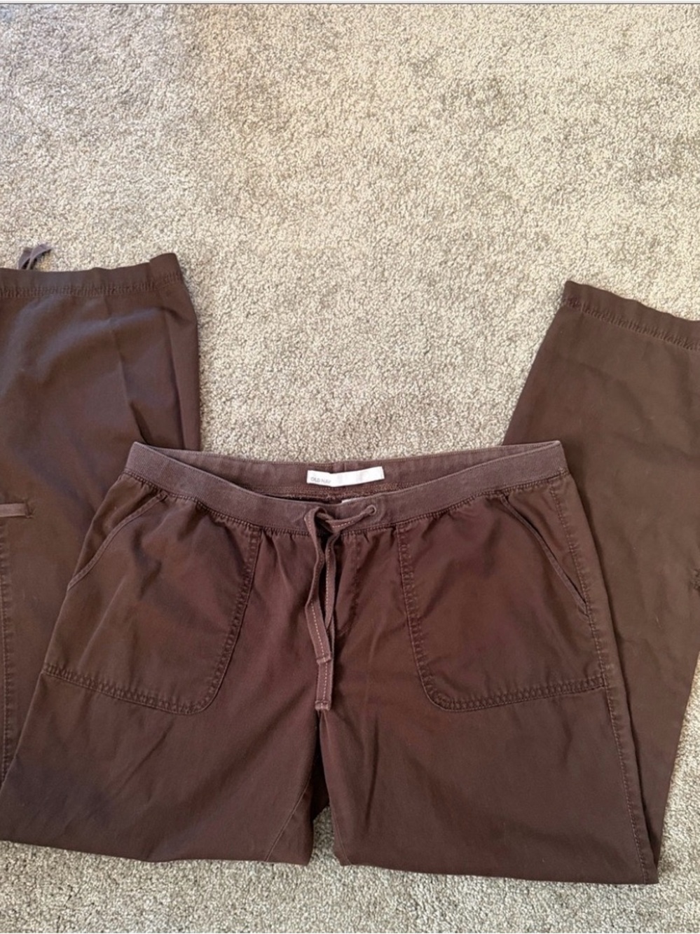 Old Navy| Drawstring Cotton Women’s Multi Length Pants- Brown